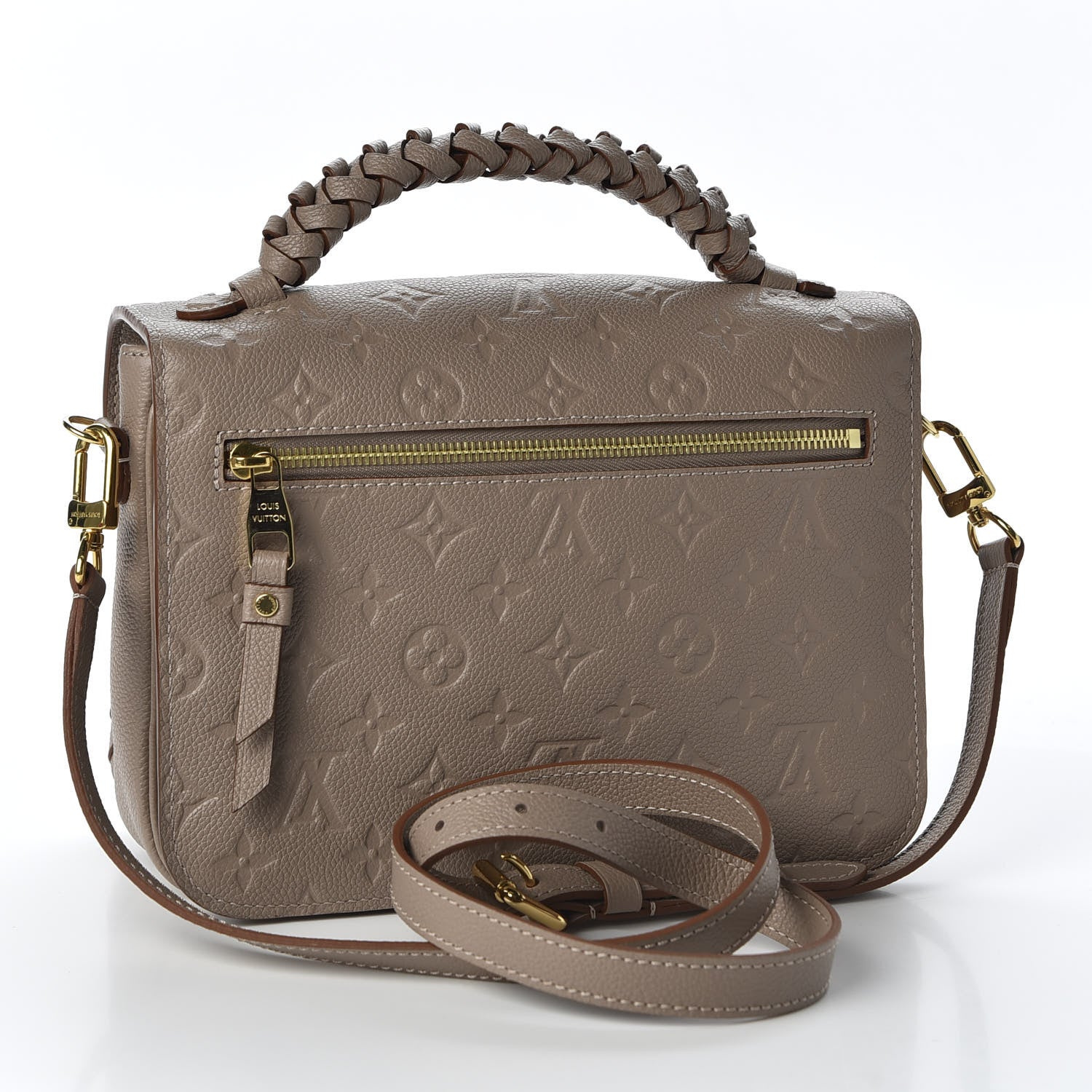 Louis Vuitton Empreinte Braided Pochette Metis Vison 2 of 9