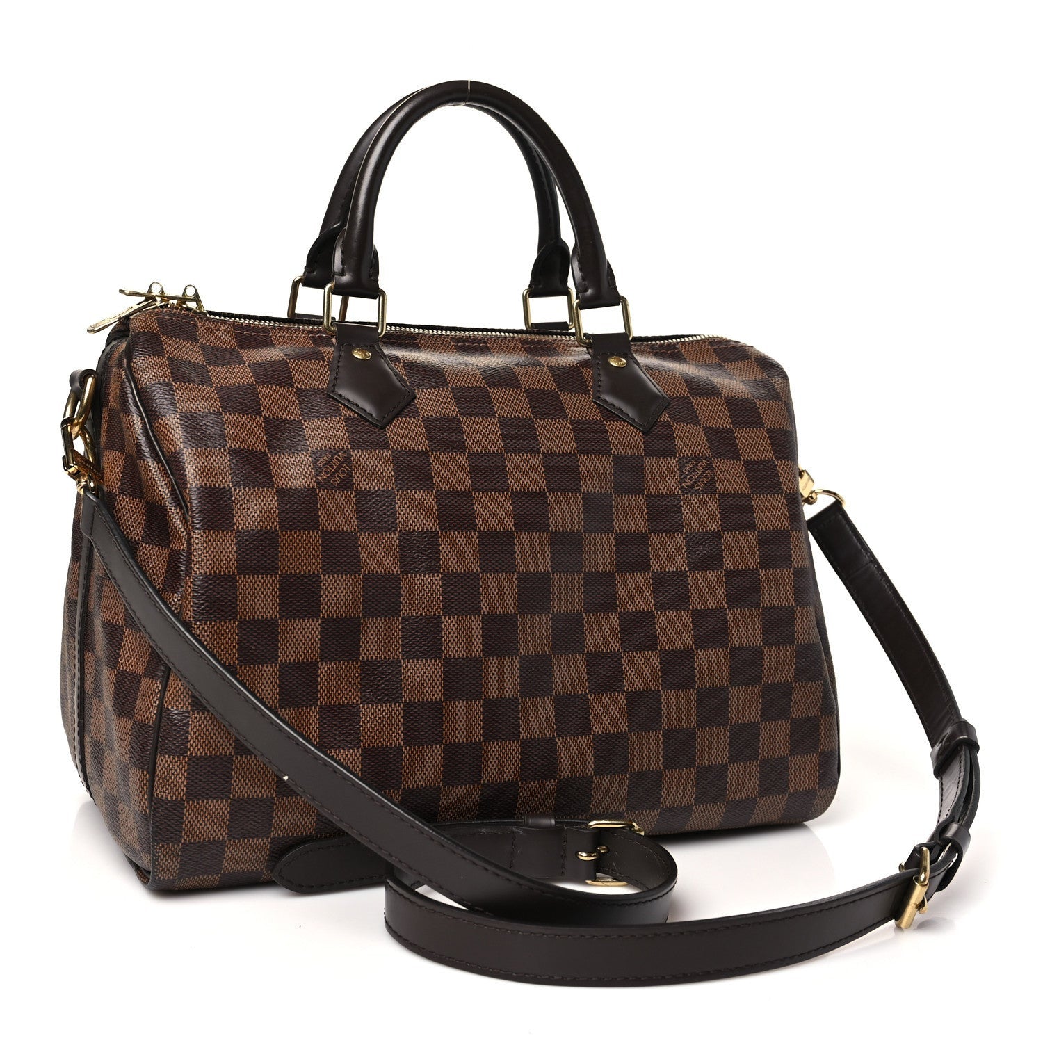 Louis Vuitton Damier Ebene Speedy Bandouliere 30 3 of 7