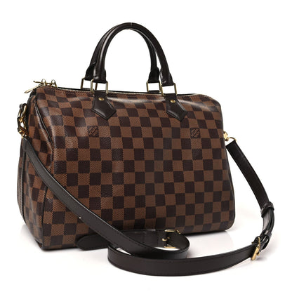 Louis Vuitton Damier Ebene Speedy Bandouliere 30 3 of 7