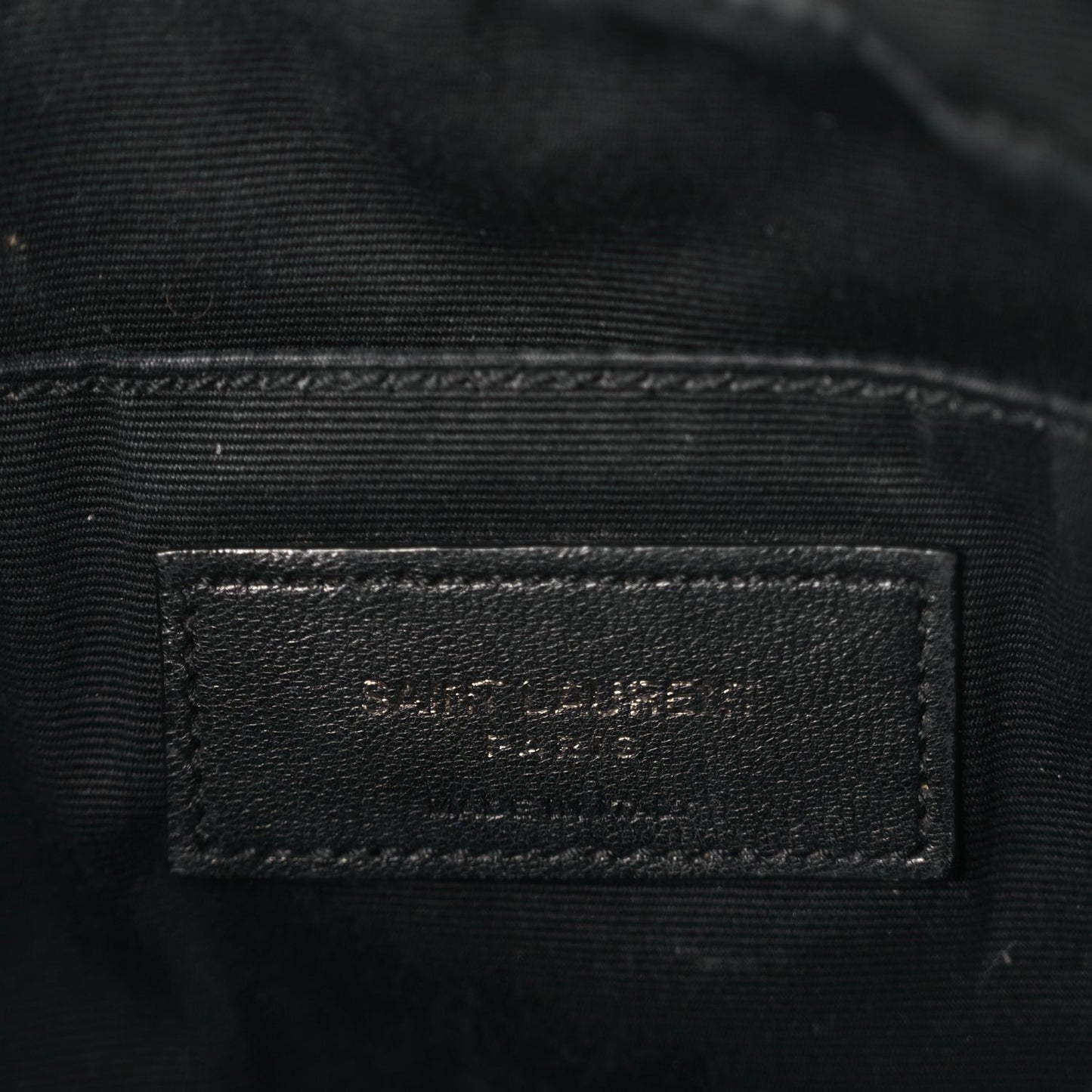 Calfskin Matelasse Monogram Monochrome Lou Camera Bag Black