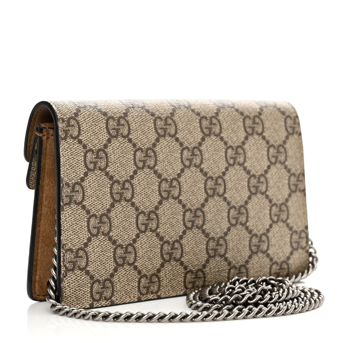 GG Supreme Monogram Super Mini Dionysus Shoulder Bag Taupe
