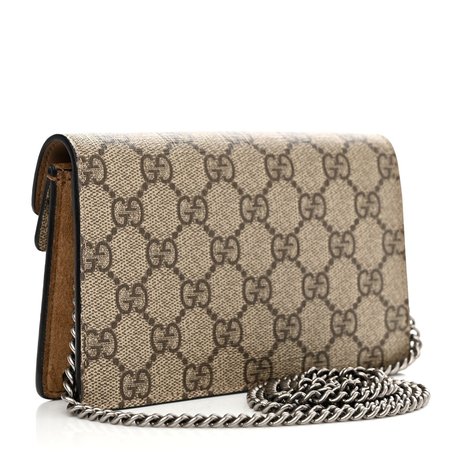 Gucci GG Supreme Monogram Super Mini Dionysus Shoulder Bag Taupe 3 of 10