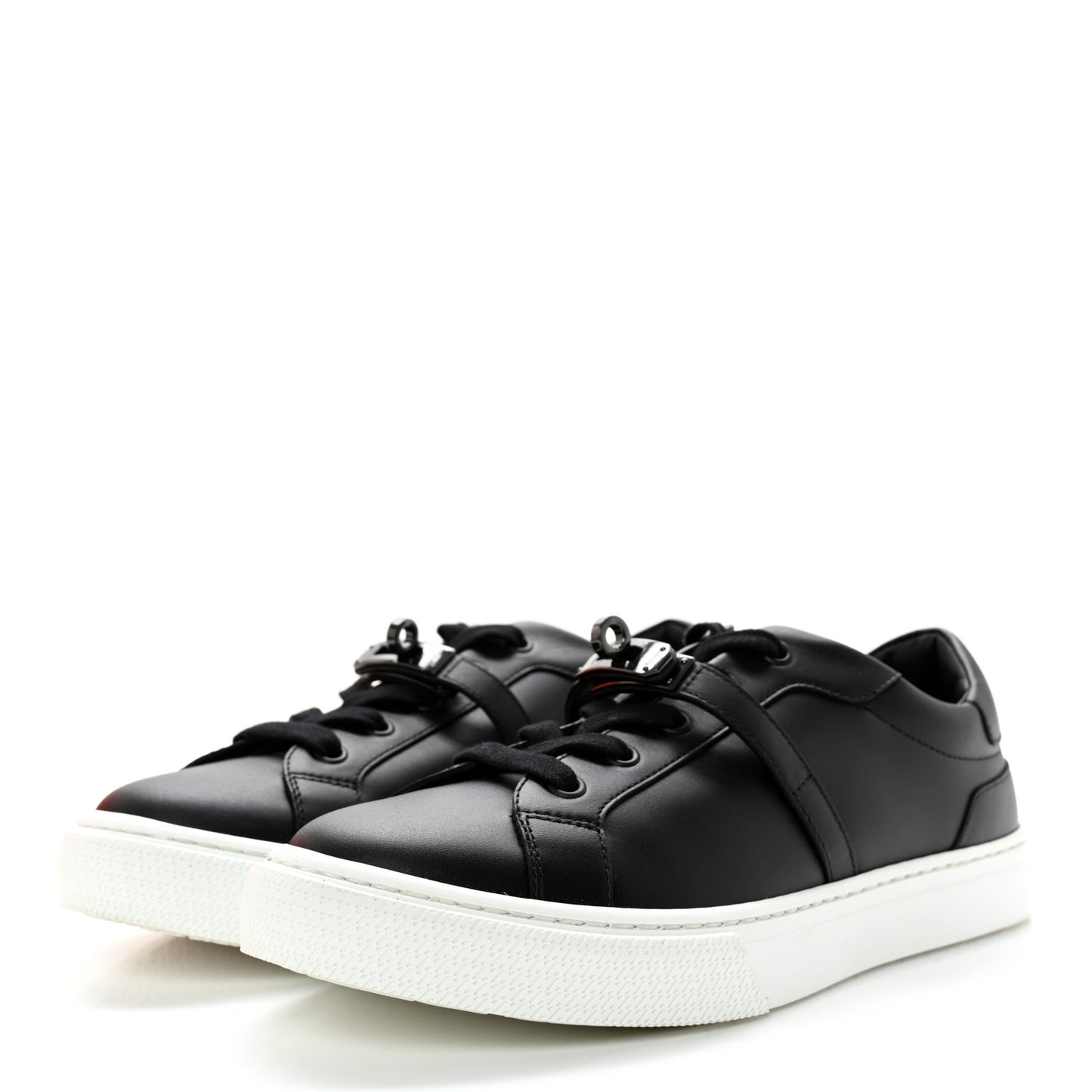 Calfskin Day Sneakers 38 Black