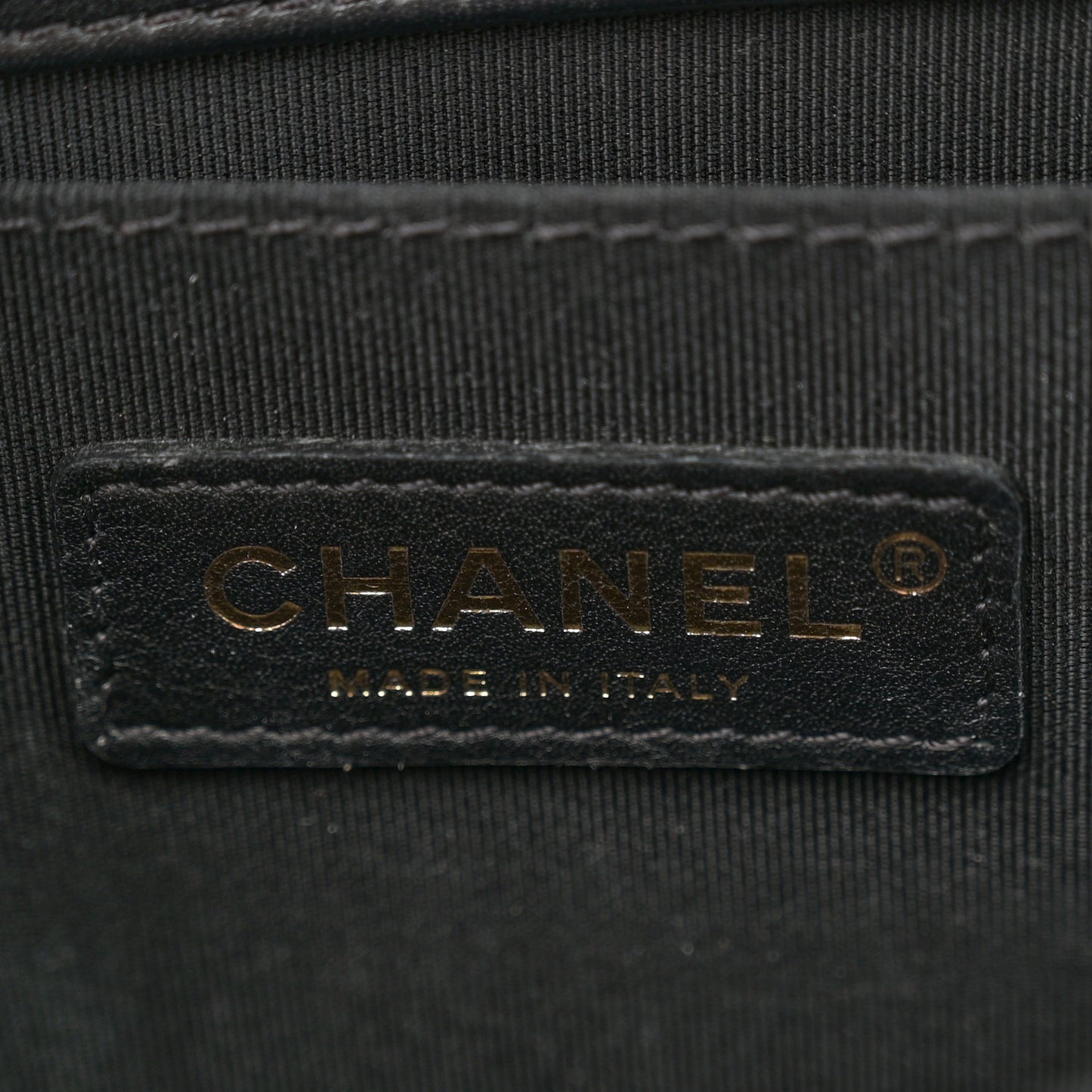 Lambskin Quilted Small Boy Flap Black