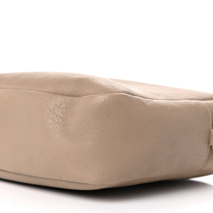 Saint Laurent Lambskin Monogram Small Lou Camera Bag Dark Beige 9 of 14