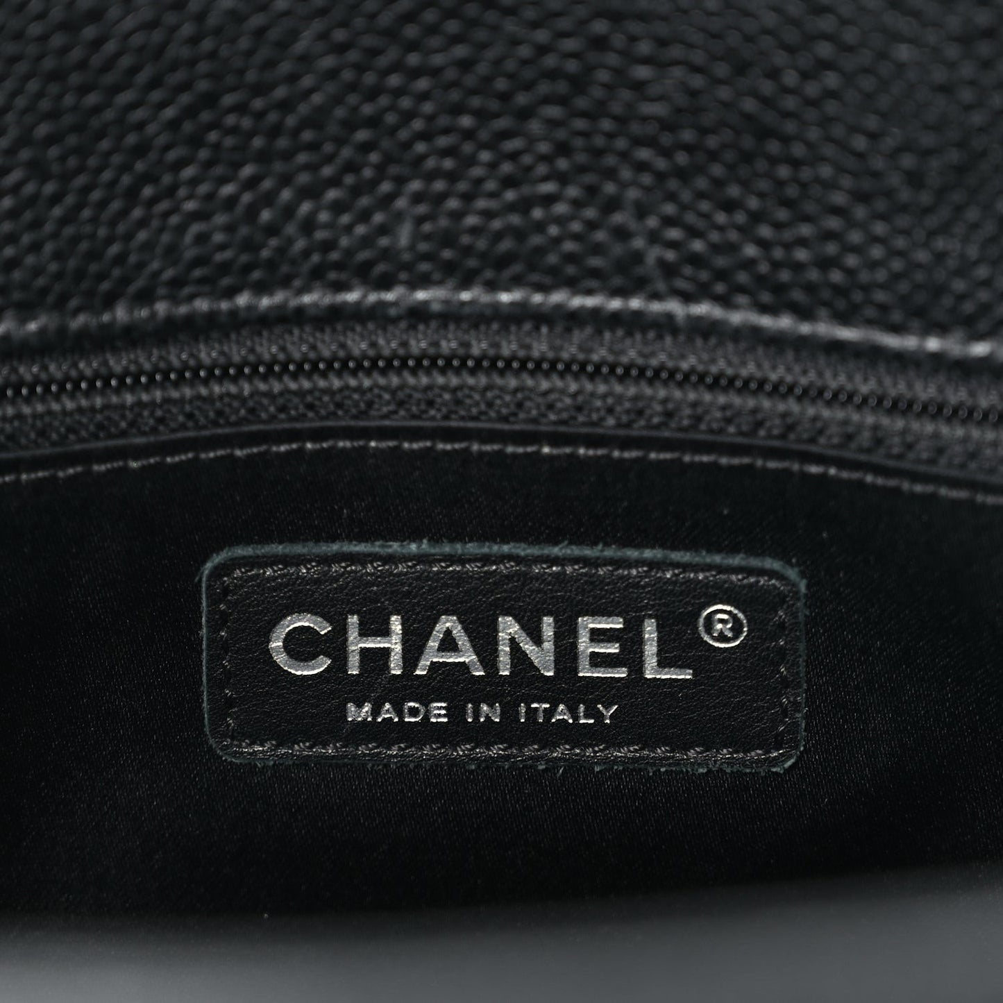 Caviar Quilted Grand Shopping Tote GST Black