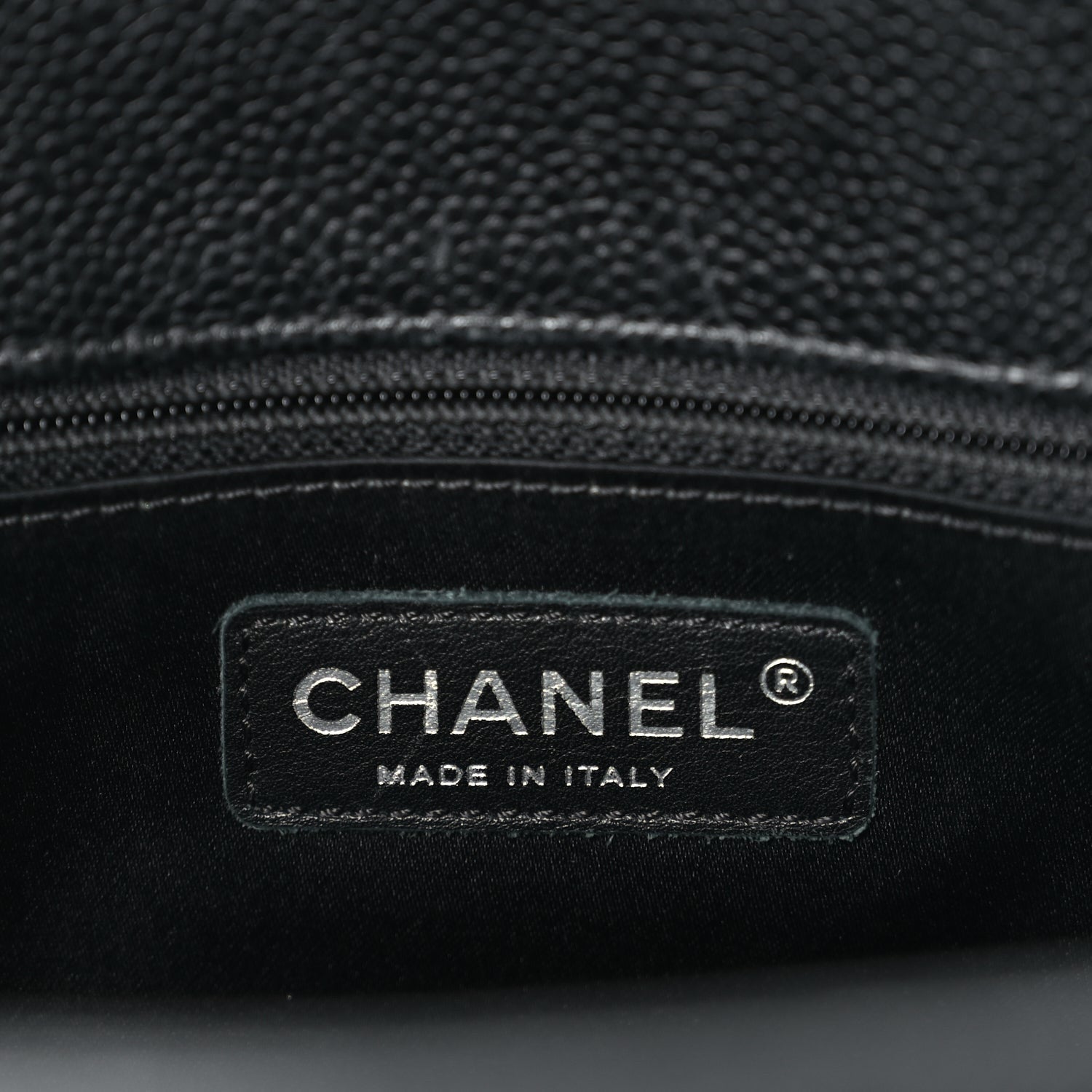 Chanel Caviar Quilted Grand Shopping Tote GST Black 5 of 9