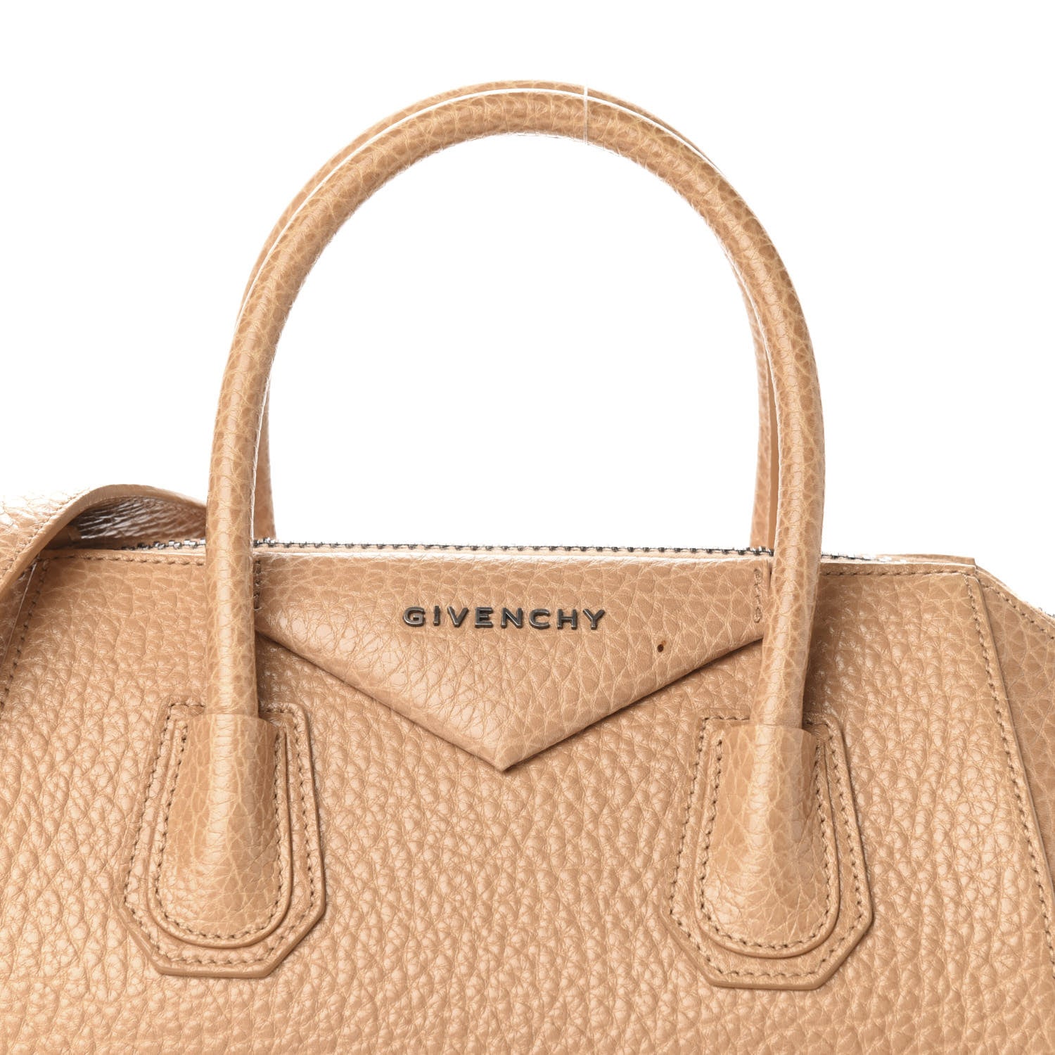 Givenchy Pebbled Calfskin Small Antigona Light Brown 10 of 10