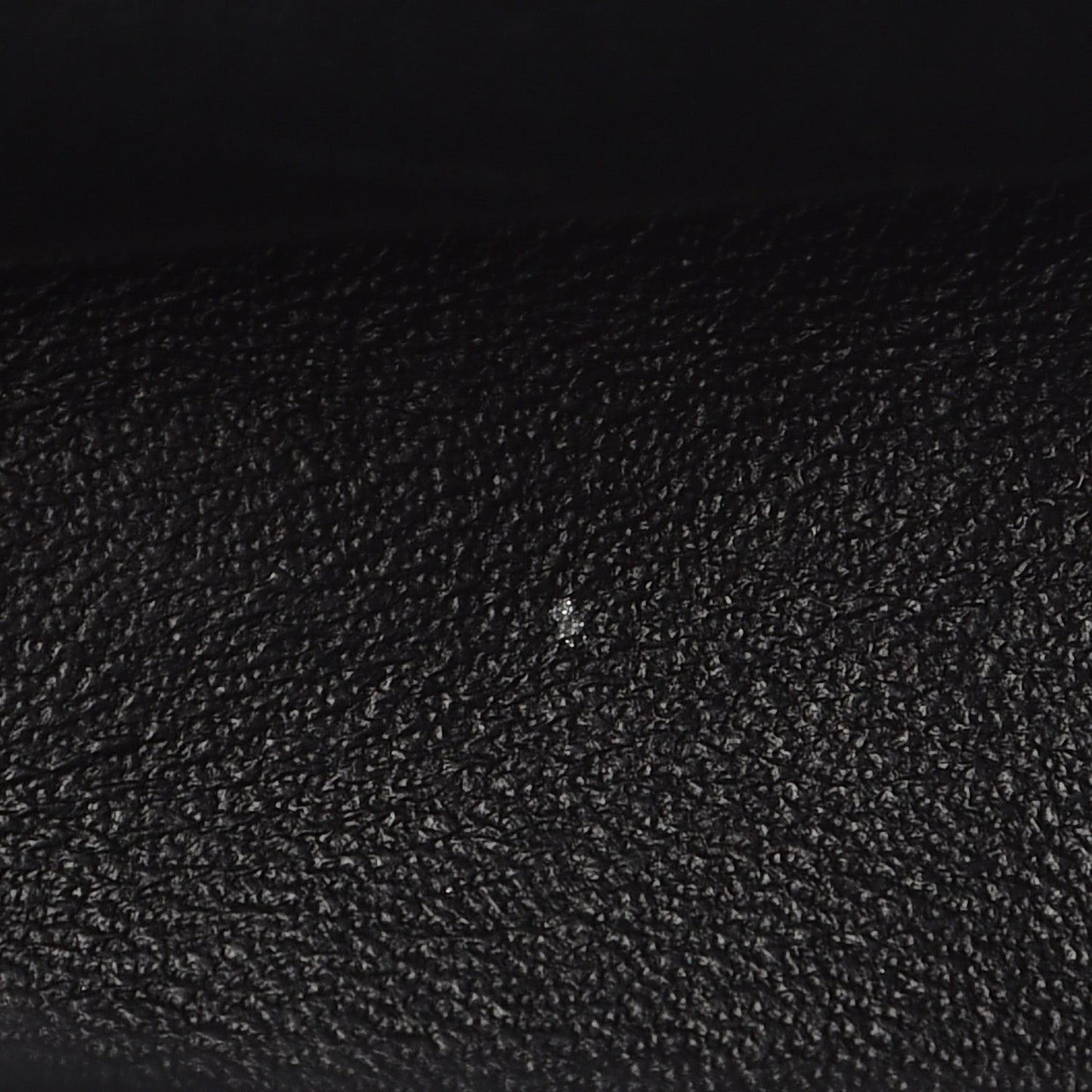 Patent Quilted Jumbo Double Flap Black