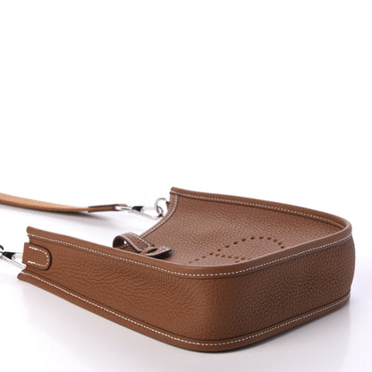 Hermes Taurillon Clemence Evelyne TPM Gold 4 of 10