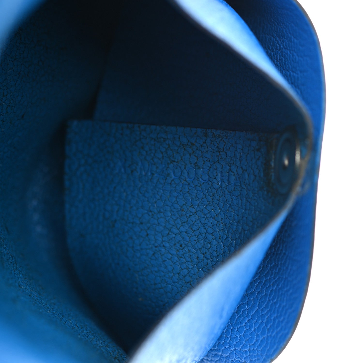 Hermes Chevre Mysore Bastia Coin Purse Bleu Hydra 7 of 13