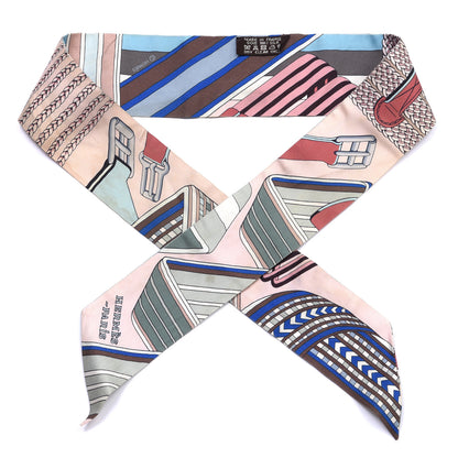 Hermes Silk Sangles En Zigzag Twilly 1 of 4