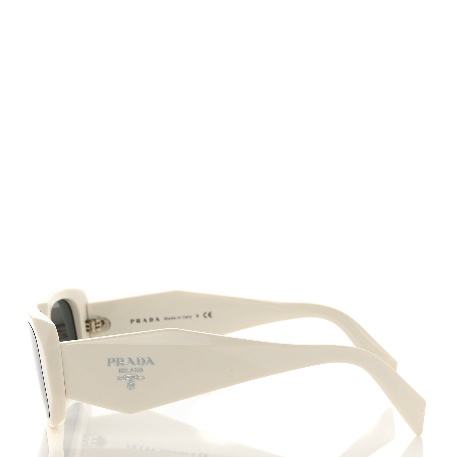 Prada Acetate Symbole Sunglasses SPR 17W White 3 of 7