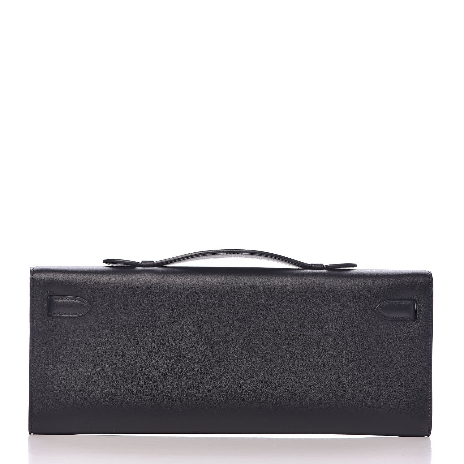 Hermes Swift Kelly Cut Clutch Pochette Black 17 of 24