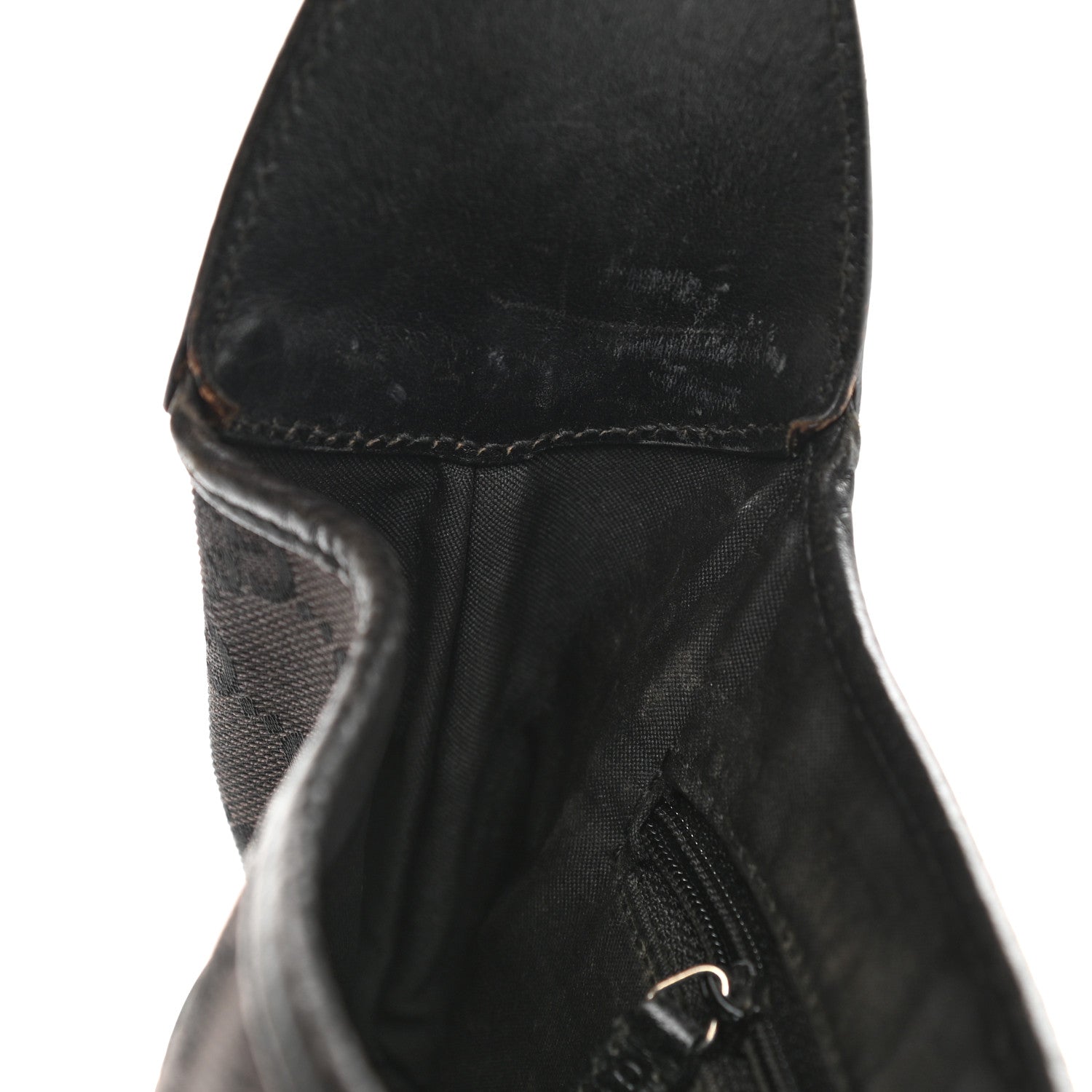 Gucci Monogram Small Jackie O Hobo Black 11 of 12