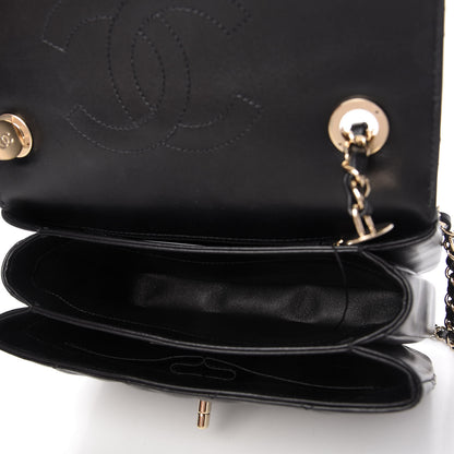 Chanel Lambskin Quilted Small Trendy CC Dual Handle Flap Bag Black 5 of 11