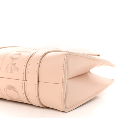 Chloe Calfskin Small Woody Tote Cement Pink 10 of 10