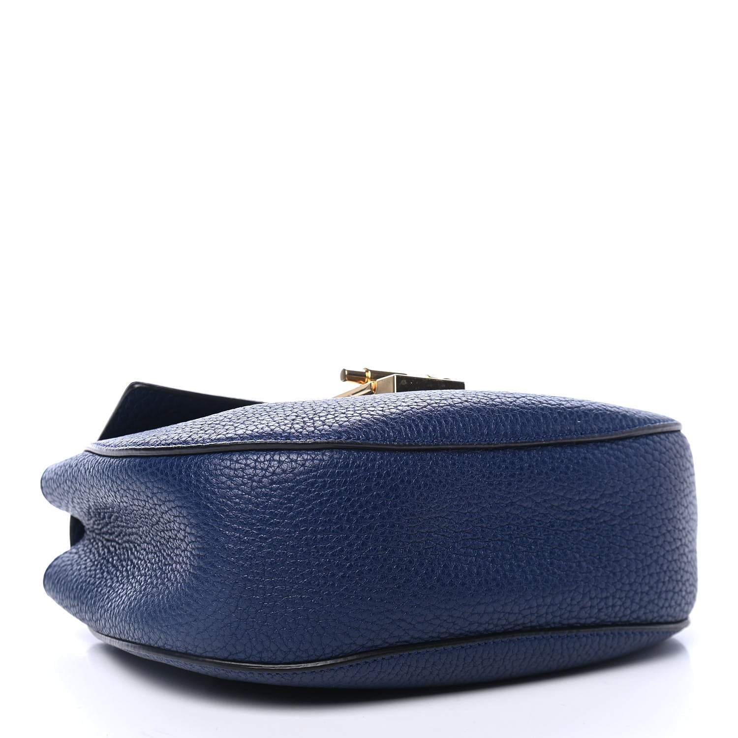 Chloe Grained Lambskin Mini Drew Shoulder Bag Royal Navy 3 of 6