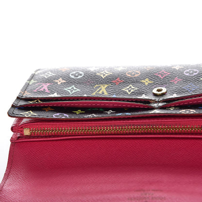 Louis Vuitton Monogram Multicolor Sarah Wallet Black Grenade 12 of 16