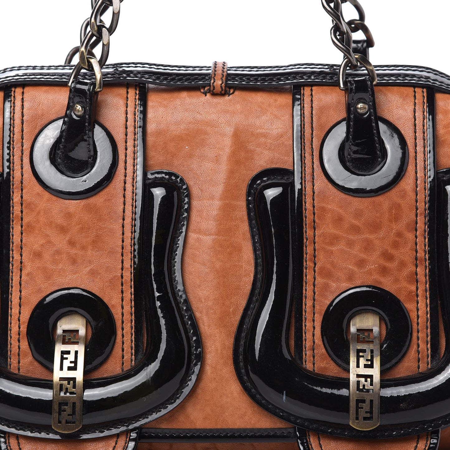 Nappa Patent B Bag Osso Black