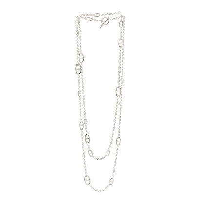 Hermes Sterling Silver Farandole Necklace 160 2 of 4