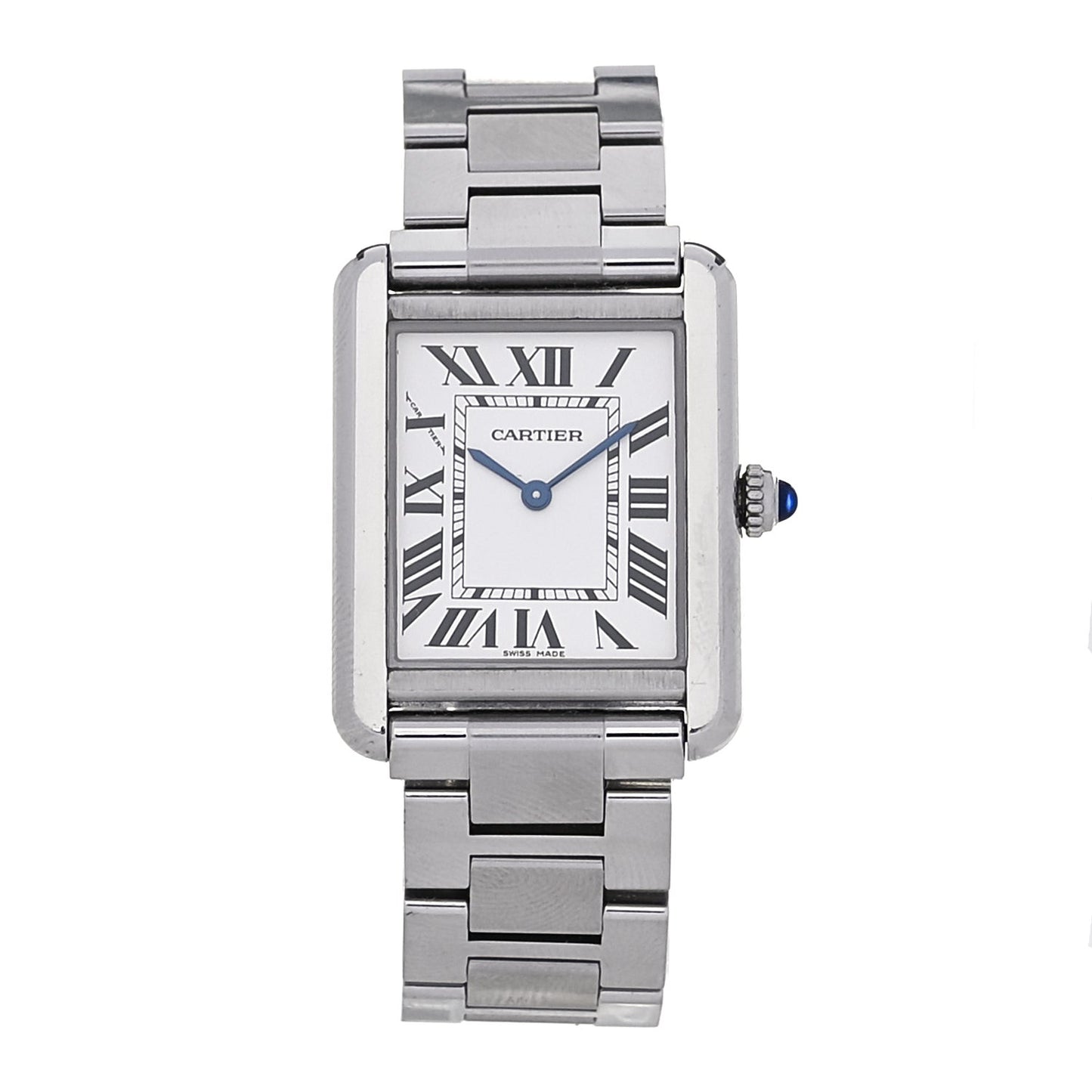Stainless Steel 24mm Tank Solo Quartz Watch