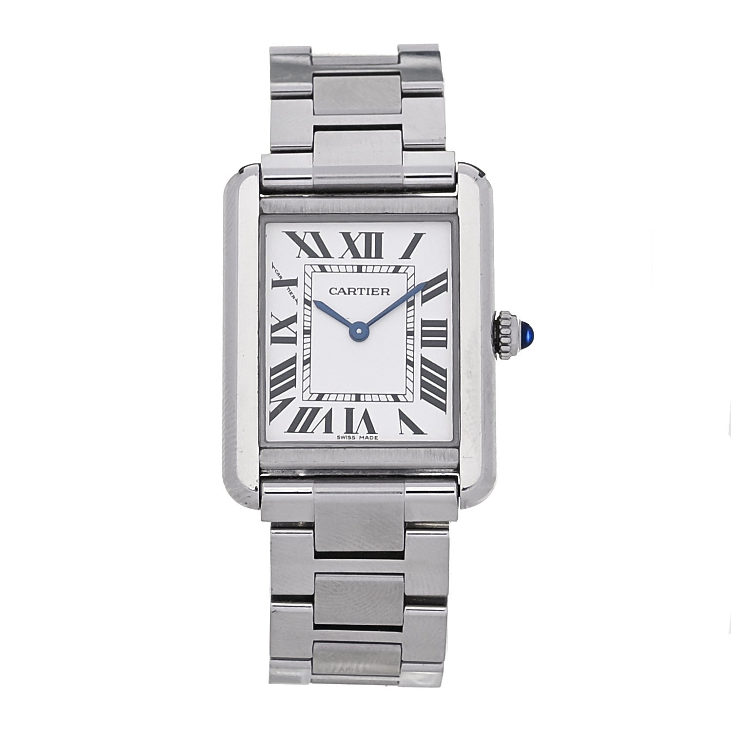 Cartier Stainless Steel 24mm Tank Solo Quartz Watch 1 of 4