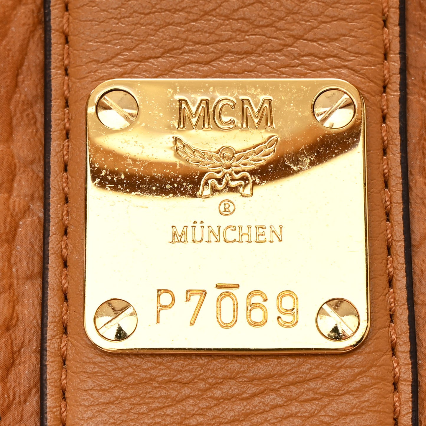 Visetos Large Liz Reversible Shopper Tote Cognac