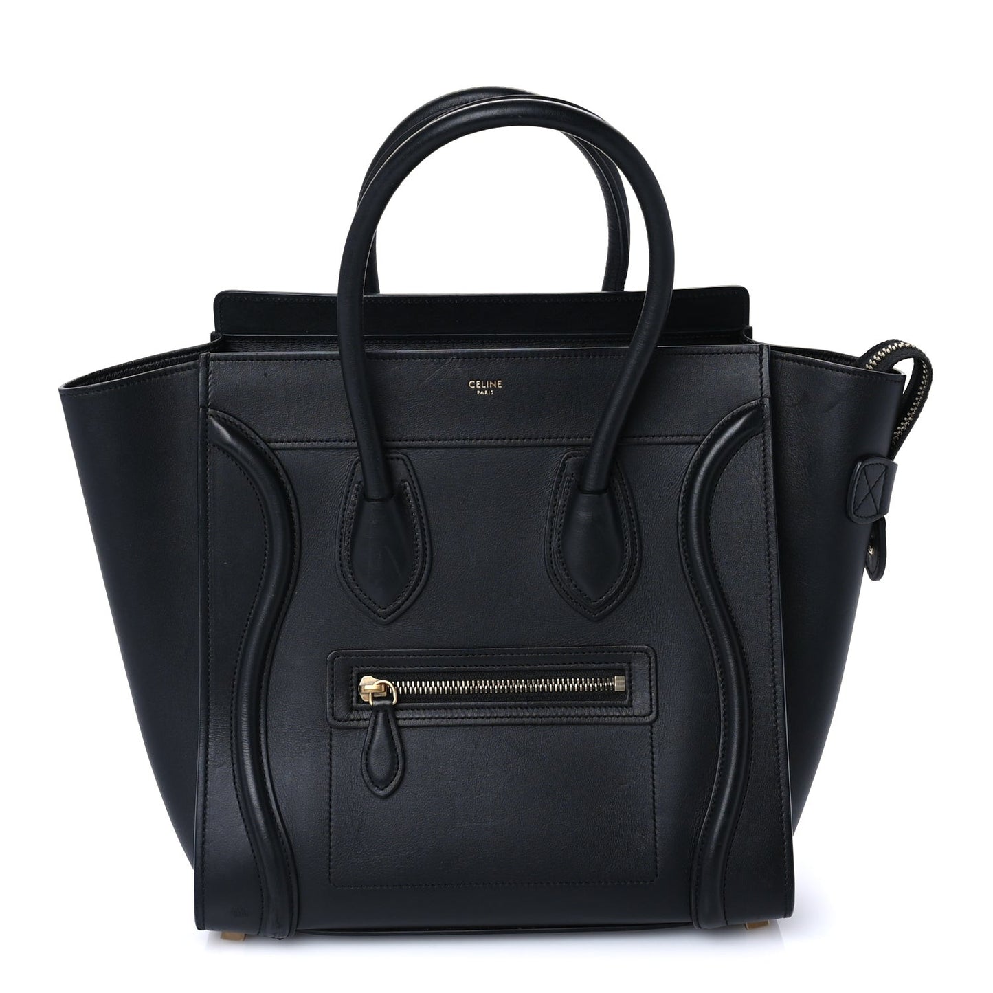 Smooth Calfskin Micro Luggage Black