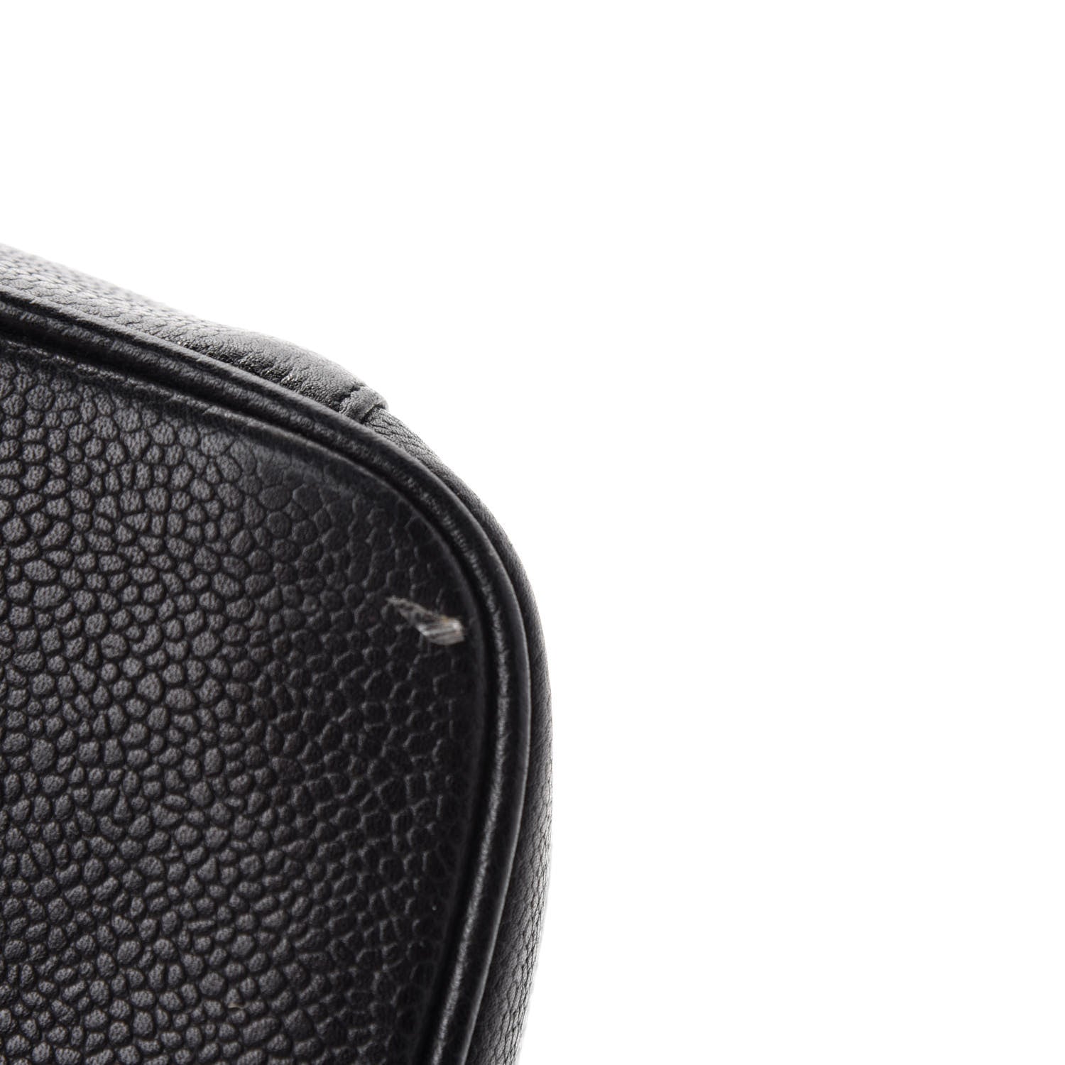 Chanel Caviar Vanity Cosmetic Case Black 6 of 9