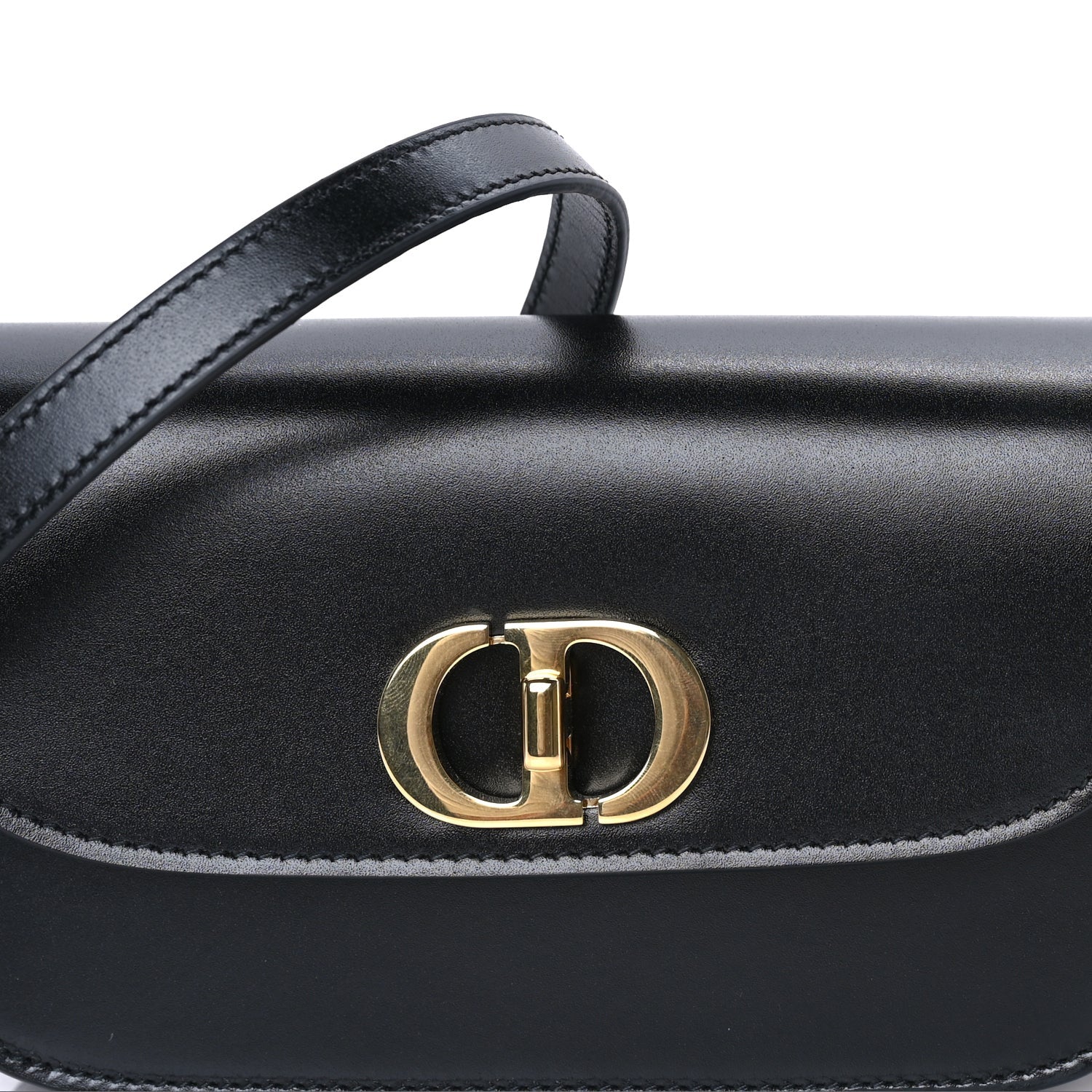 Christian Dior Box Calfskin 30 Montaigne Small Avenue Bag  Black 6 of 7