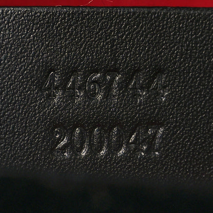 Gucci Velvet Matelasse Mini GG Marmont Shoulder Bag Black 7 of 10