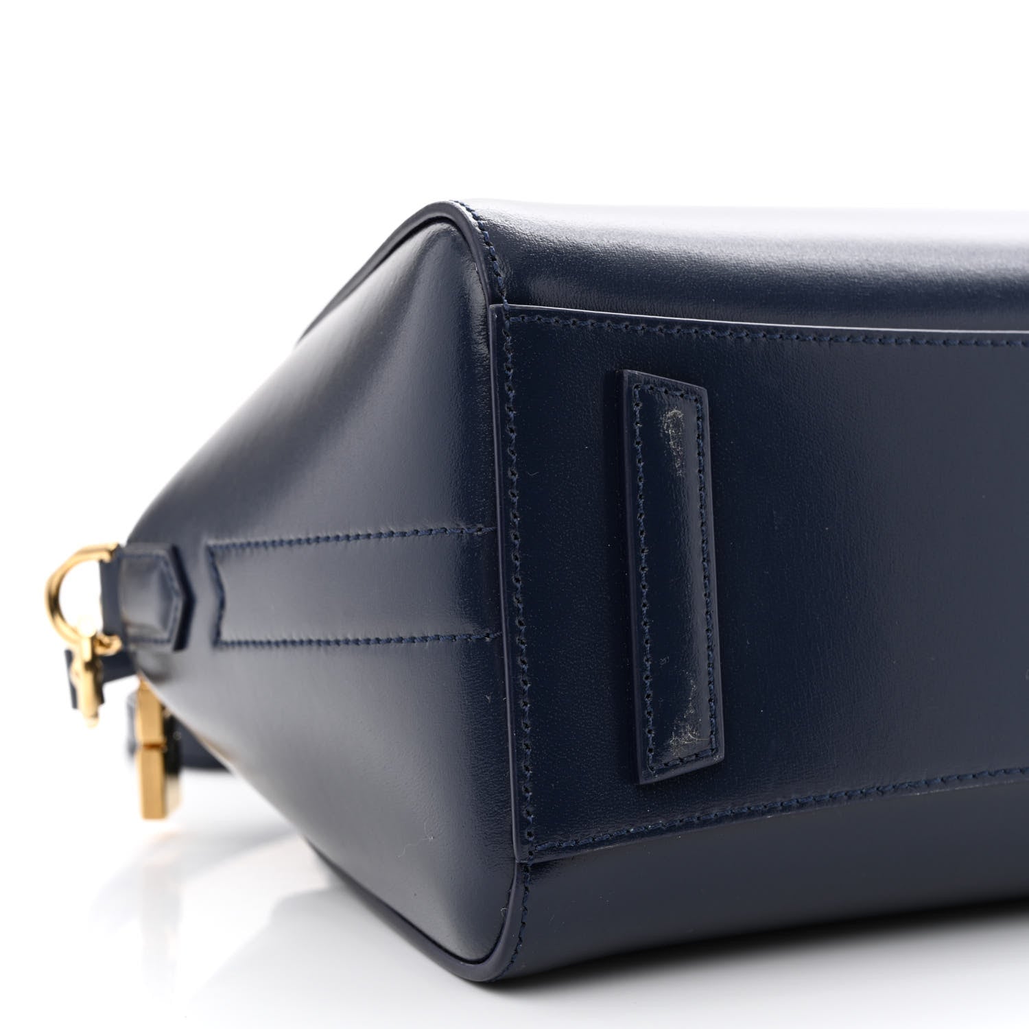 Givenchy Shiny Lord Calfskin Mini Antigona Navy 9 of 10