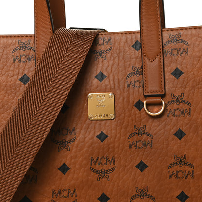 MCM Visetos Klassik Tote Cognac 9 of 10