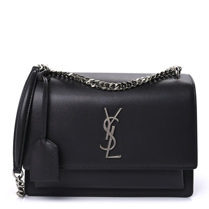 Saint Laurent Calfskin Medium Monogram Sunset Fog 1 of 8