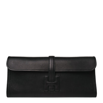 Hermes Swift Jige Elan 35 Clutch Black 1 of 9