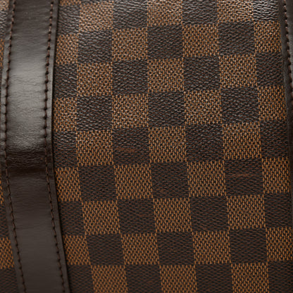 Louis Vuitton Damier Ebene Keepall Bandouliere 55 13 of 16