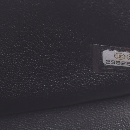 Chanel Lambskin Chevron Quilted Mini Square Flap Black 7 of 10