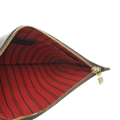 Louis Vuitton Damier Ebene Neverfull MM GM Pochette 5 of 8