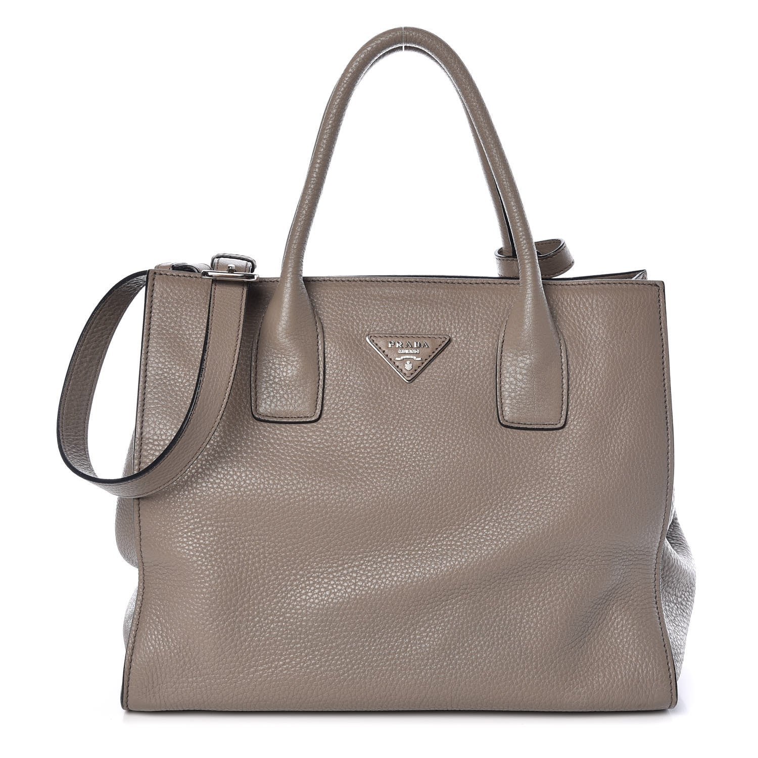 Prada Vitello Daino Shopping Tote Argilla 1 of 11