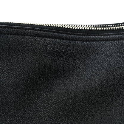 Gucci Grained Calfskin Large B Shoulder Bag Black 6 of 8