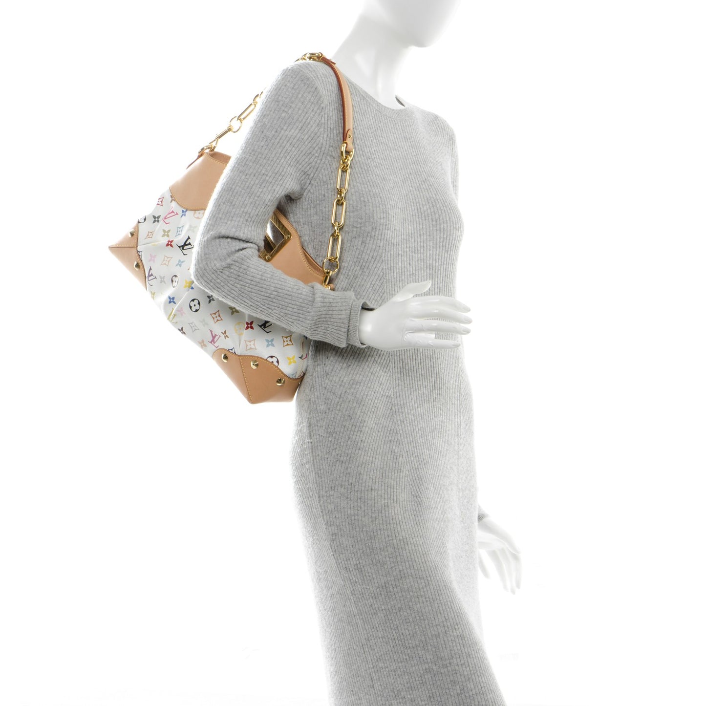 Monogram Multicolor Judy MM White