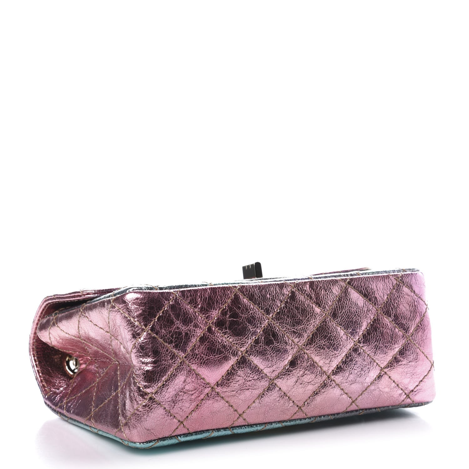 Chanel Metallic Goatskin Quilted Mini 2.55 Reissue Flap Multicolor 4 of 11