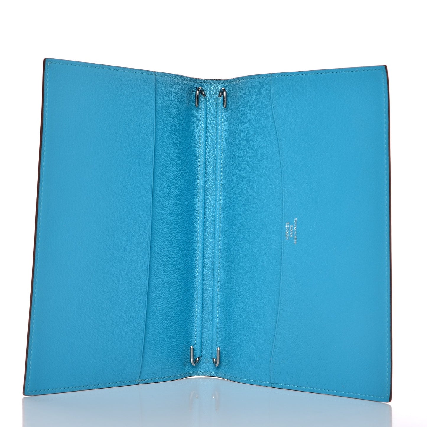 Lambskin Globe Trotter Agenda Cover Turquoise