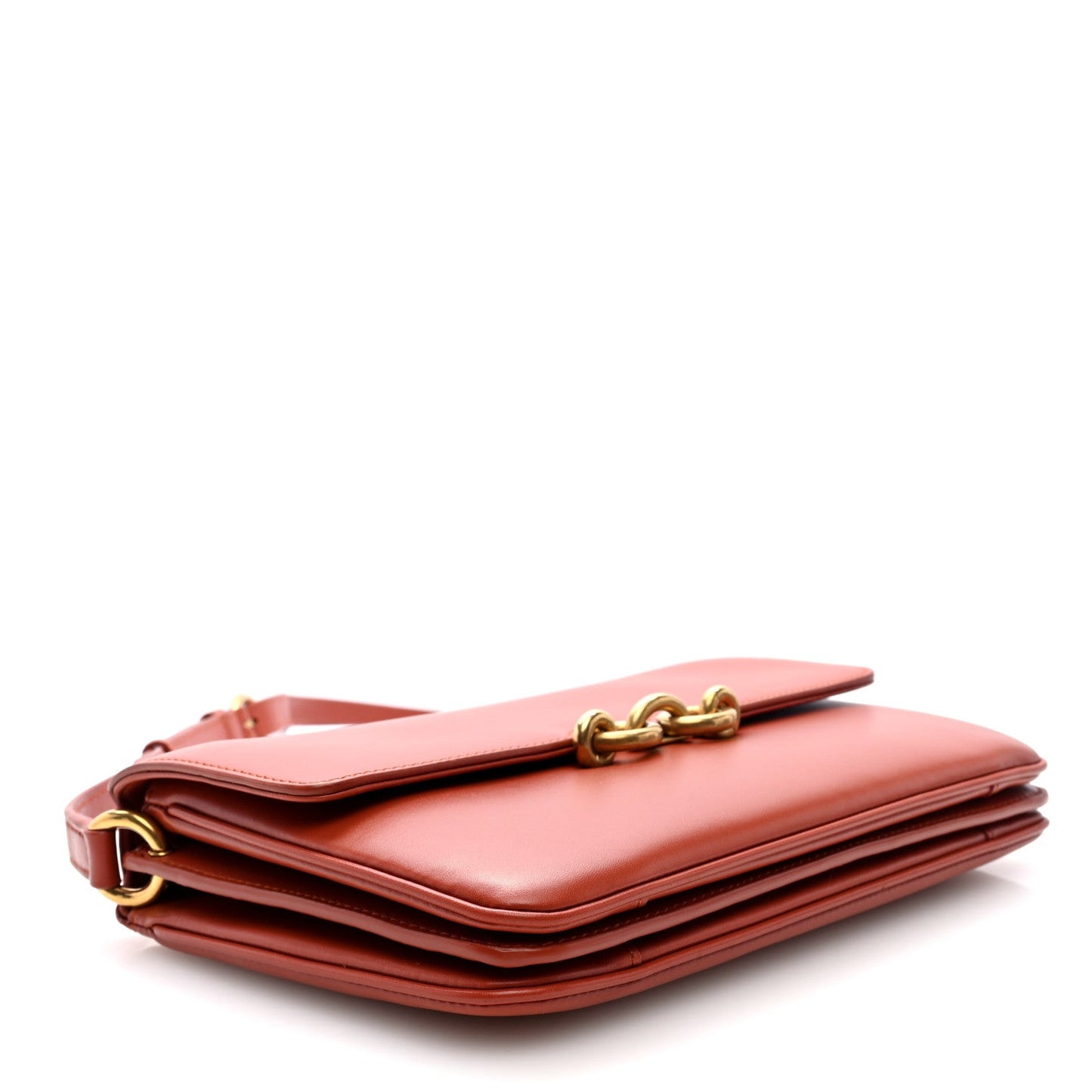 Smooth Calfskin Le Maillon Satchel Orange