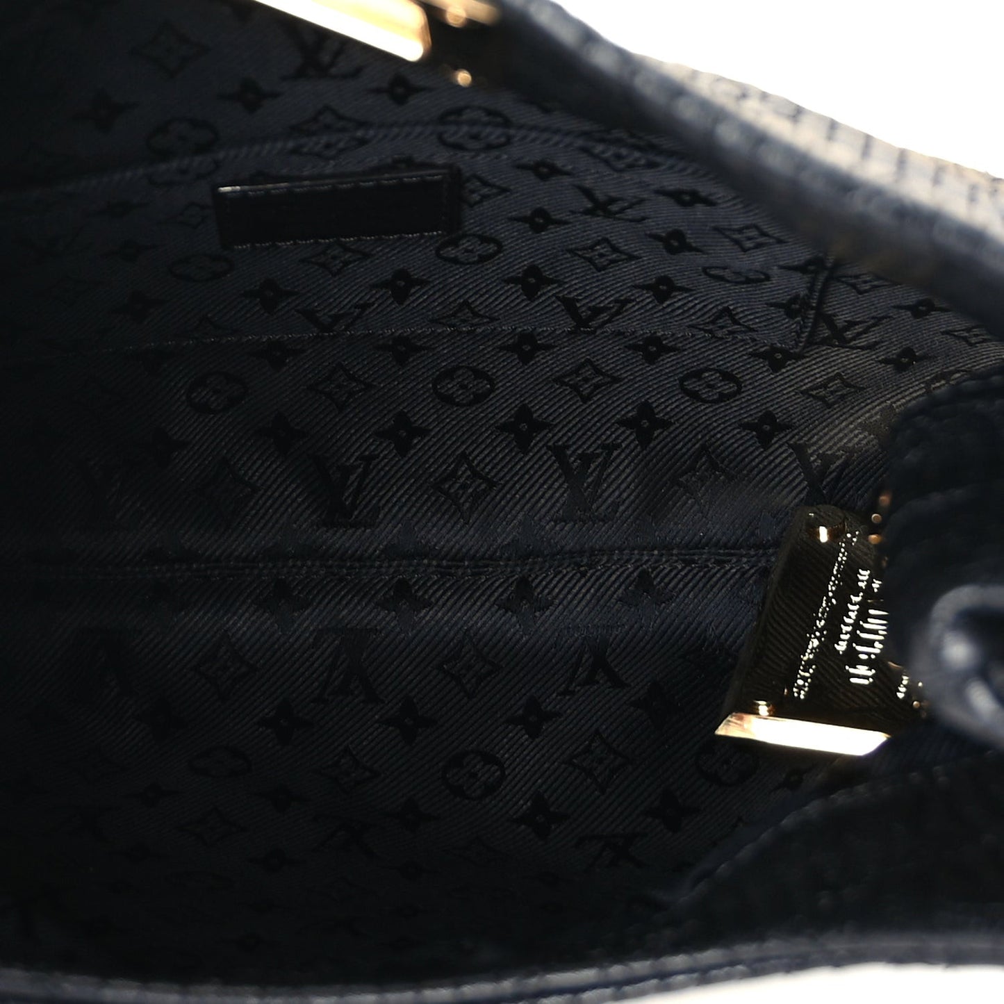 Calfskin Quilted Monogram Altair Clutch Black