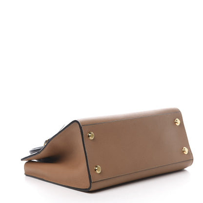 Louis Vuitton Taurillon City Steamer MM Sesame Kombu Black 4 of 11