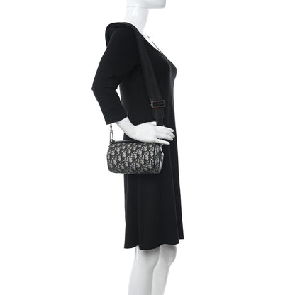 Christian Dior Oblique Mini Roller Messenger Bag Blue 2 of 9