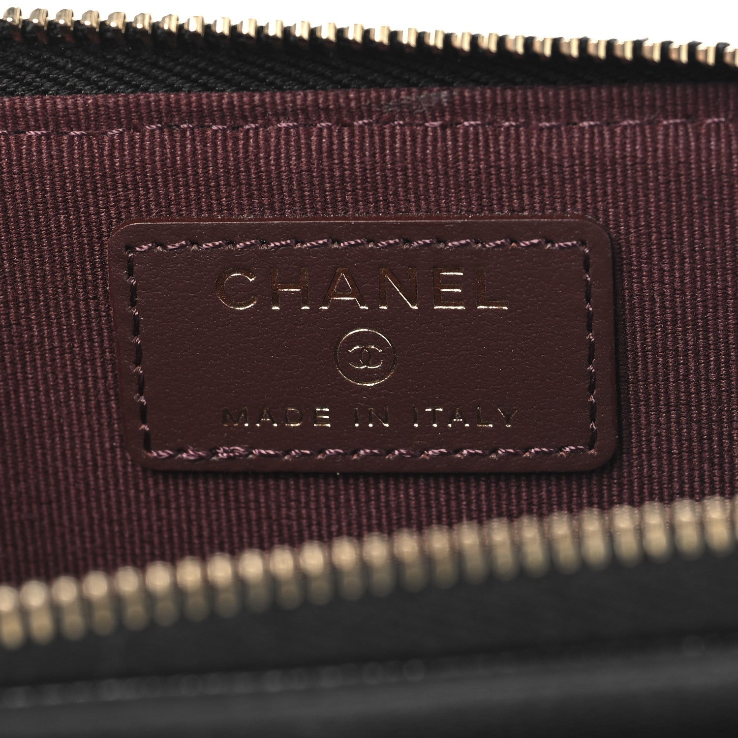 Chanel Caviar Quilted CC Zip Around Card Holder Black 6 of 7