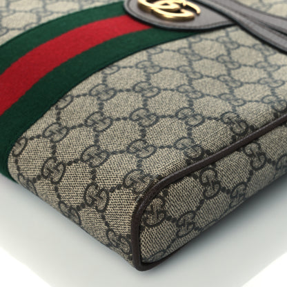 Gucci GG Supreme Monogram Web Small Ophidia Messenger Bag Brown 11 of 11